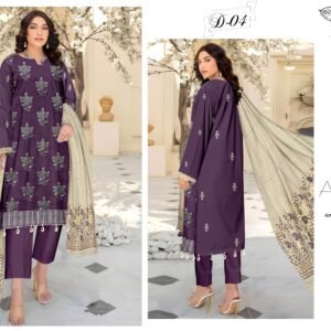 3 PIECE – EMBROIDERED LAWN SUIT