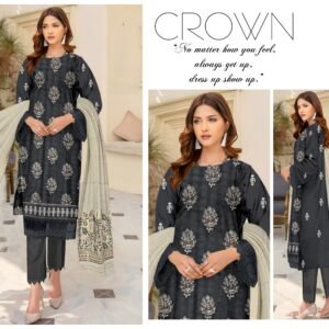 3 PIECE – EMBROIDERED LAWN SUIT