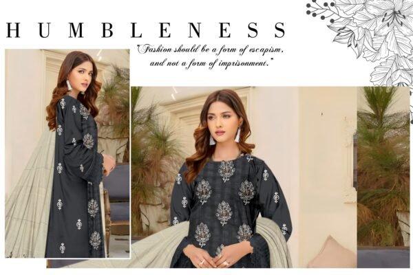 3 PIECE – EMBROIDERED LAWN SUIT