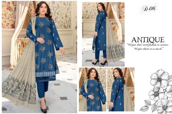 3 PIECE – EMBROIDERED LAWN SUIT