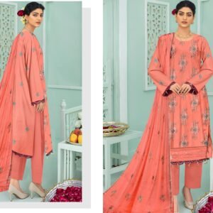 3 PIECE – EMBROIDERED LAWN SUIT