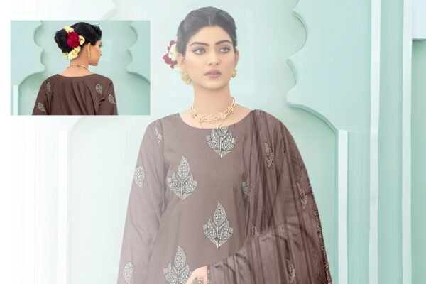 3 PIECE – EMBROIDERED LAWN SUIT