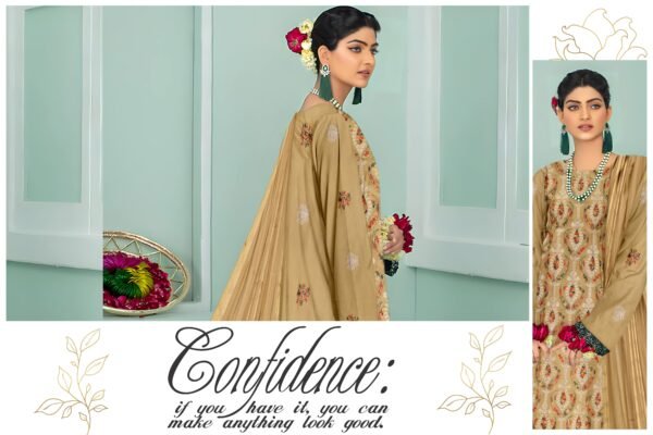 3 PIECE – EMBROIDERED LAWN SUIT