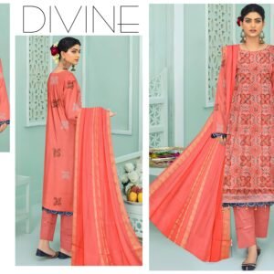 3 PIECE – EMBROIDERED LAWN SUIT