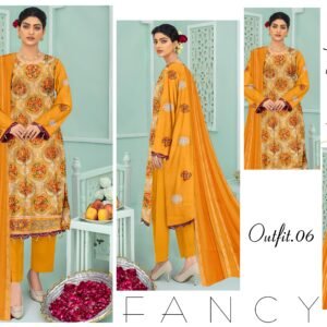 3 PIECE – EMBROIDERED LAWN SUIT