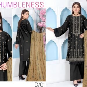 3 PIECE – EMBROIDERED LAWN SUIT