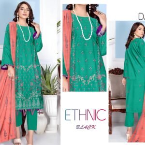 3 PIECE – EMBROIDERED LAWN SUIT