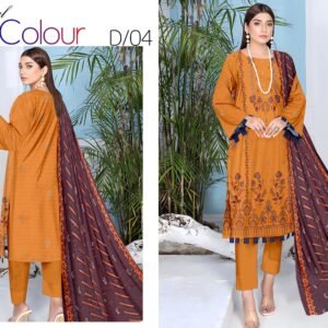 3 PIECE – EMBROIDERED LAWN SUIT