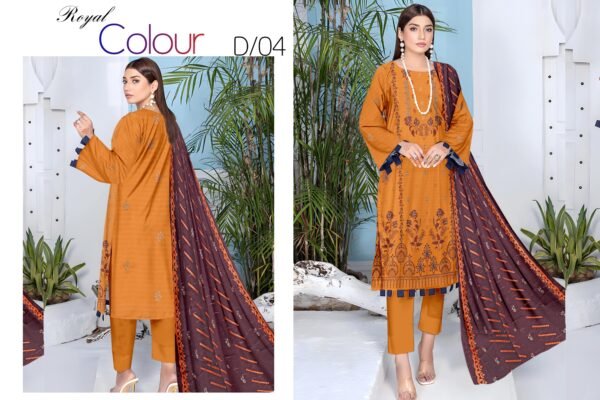 3 PIECE – EMBROIDERED LAWN SUIT