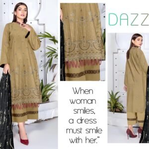 3 PIECE – EMBROIDERED LAWN SUIT