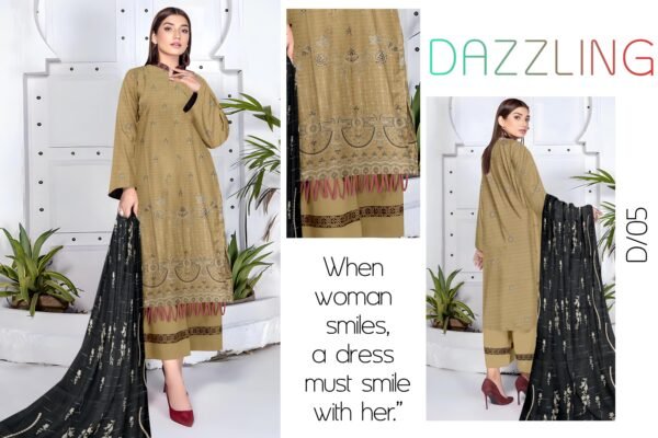 3 PIECE – EMBROIDERED LAWN SUIT