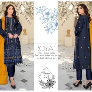 3 PIECE – EMBROIDERED LAWN SUIT