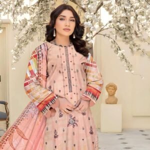 3 PIECE – EMBROIDERED LAWN SUIT